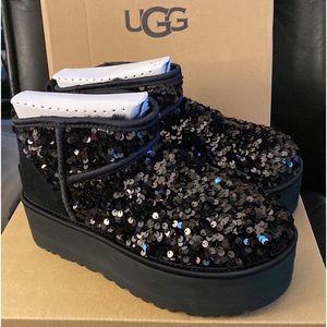 UGG Mini Sequin Platform Boots